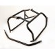 Black stainless steel racks for Triumph Tiger 800